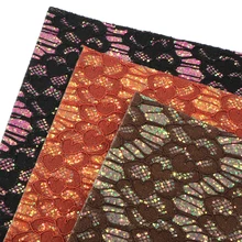 30*140cm Lace Flower Chunky Glitter Synthetic Leather,DIY Handmade Materials For Making Handbag Crafts,1Yc7817