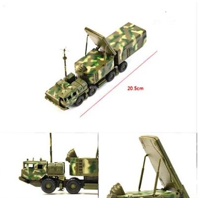 1/72 1: 72 Российская армейская S-300 ракетная система радарная машина пластиковый сборный грузовик пазл Строительный набор военный автомобиль модель игрушка подарок - Цвет: Красный