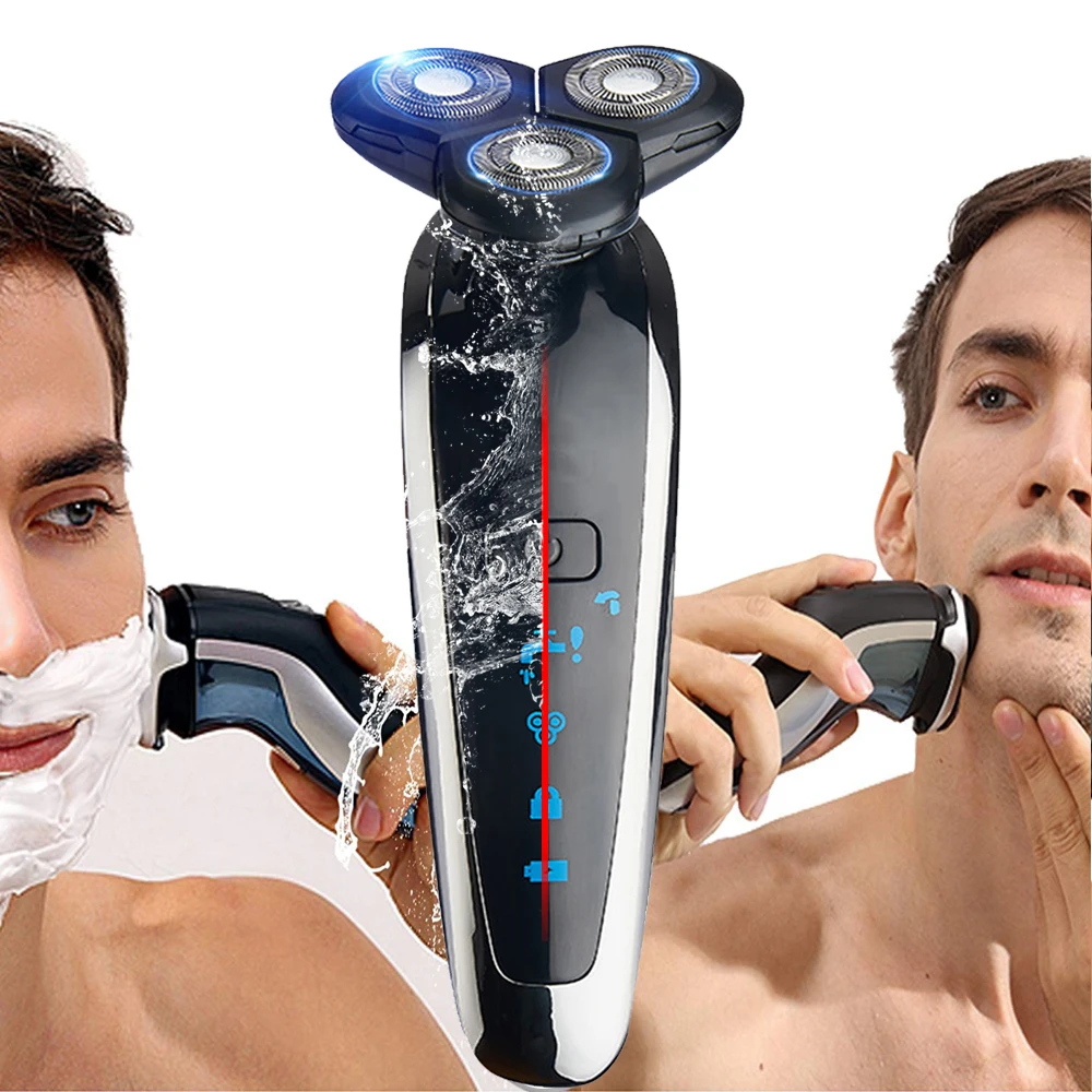

Multi-Function Beard Trimmer 5 In 1 Electric Shaver Rechargeable Electric Razor Whole Body Wash Smart Razor Knife