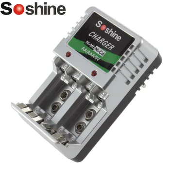 

EU Plug Rechargeable Battery Charger For AA AAA 9V Ni-MH Ni-Cd Batteries Wall Desk Charging Chargers for Travel In stock!