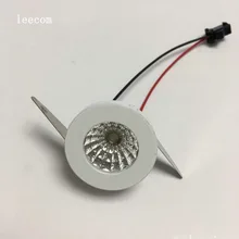 10 шт./лот Мини светодиодный прожектор светодиодный белый Потолочный Точечный светильник на потолок алюминиевый 110 v-220 v дома подсветка для шкафов отверстие Размеры 28 мм