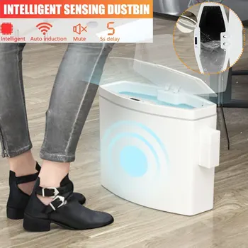 

11L Automatic Touchless Automatic Smart Infrared Motion Sensor Rubbish Waste Bin Narrow Type Kitchen Trash Can Garbage Bin