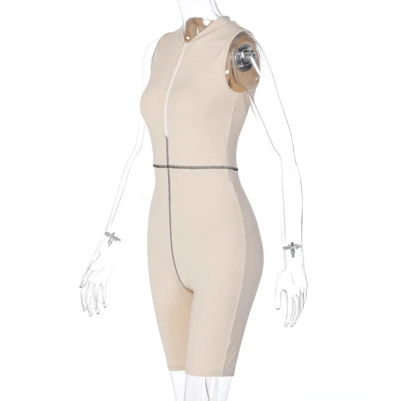 zipper playsuit women16