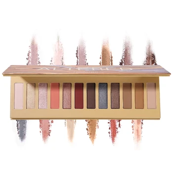 

12 Colors Shimmer Matte Nude Eyeshadow Makeup Palette Pigmented Long Lasting Eye Shadow Natural Eyes Cosmetics