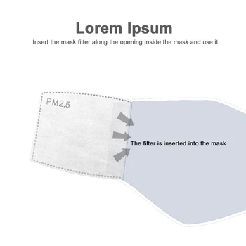 

Filter Paper Mouth Disposal Mask Replacement Replaceable Pad Health Care