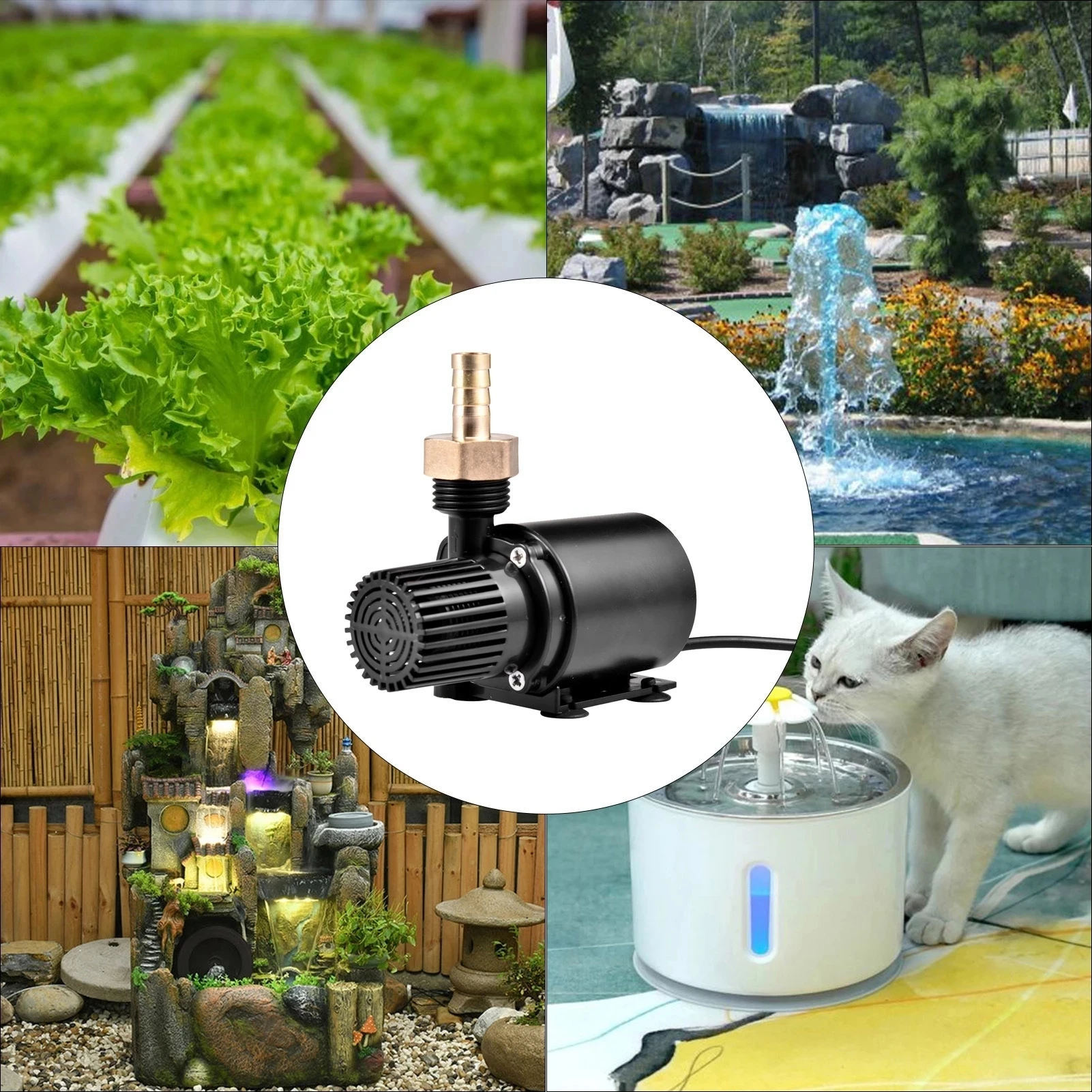 Dc Brushless Water Pump Miniature Solar Water Circulation For Pool