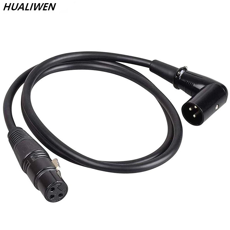 Кабель XLR штырь-гнездо M/F 3-контактный аудио кабель OFC фольга + Плетеный