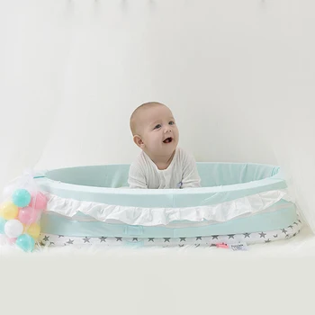 

Baby nest bed multifunctional playpen bed fashion cotton newborn bed baby bassinet portable boy girl travel cot crib bedding set