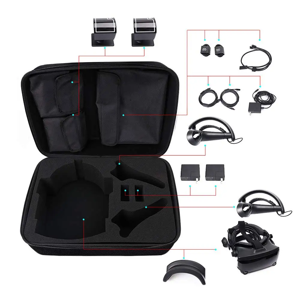  Carrying Case Hardshell All-In-One Handbag Travelling Suitcase Storage Case for Valve Index VR Full