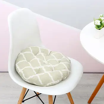 

Round Cushion Office Chair Sofa Cotton Linen Cushions Style Decoration Seat Car Geometric Tatami Japanese Cushions Z7W2