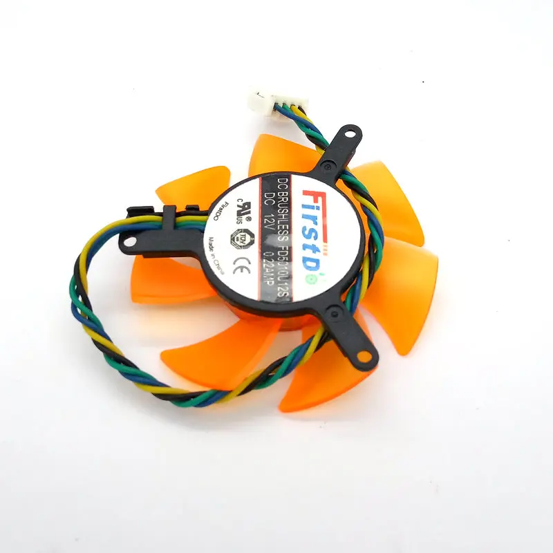 Новый оригинальный FD5010U12S DC12V 0.22a диаметр 45 мм шаг 39 для графической карты ZOTAC