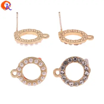 

Cordial Design 50Pcs 12*15MM Jewelry Accessories/Earring Stud/Round Shape/Jewelry Making/DIY Parts/Hand Made/Earring Findings