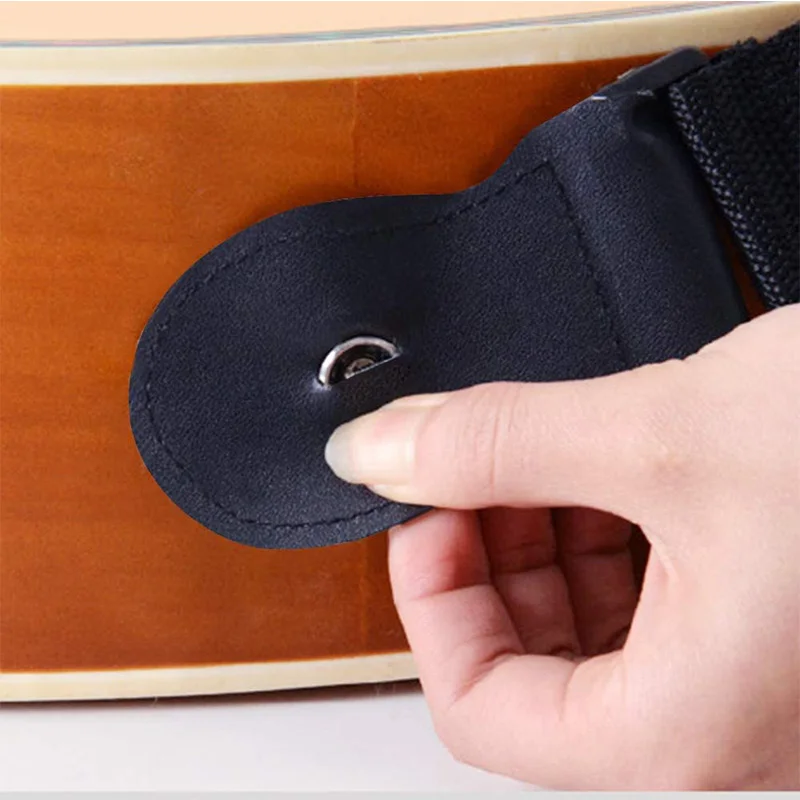 Guitar Strap Locks End Pins Tail Nail Lock Button Pegs Screw Flat Head for Acoustic Classical Electric Guitar Bass Ukulele 2Pcs musical instruments accessories guitar parts