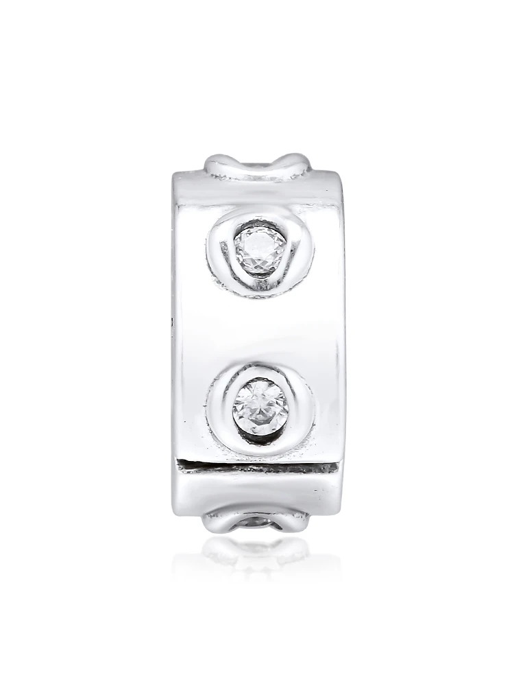 

Fits for Pandora Charms Bracelets Sparkling Crown O Clip Beads 100% 925 Sterling Silver Jewelry Free Shipping