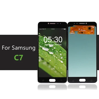 

10pcs/lot for Samsung for Galaxy C7 C7000 LCD Dispaly Touch Screen Digitzier Assembly Dispaly for Samsung C7 Free Shipping DHL