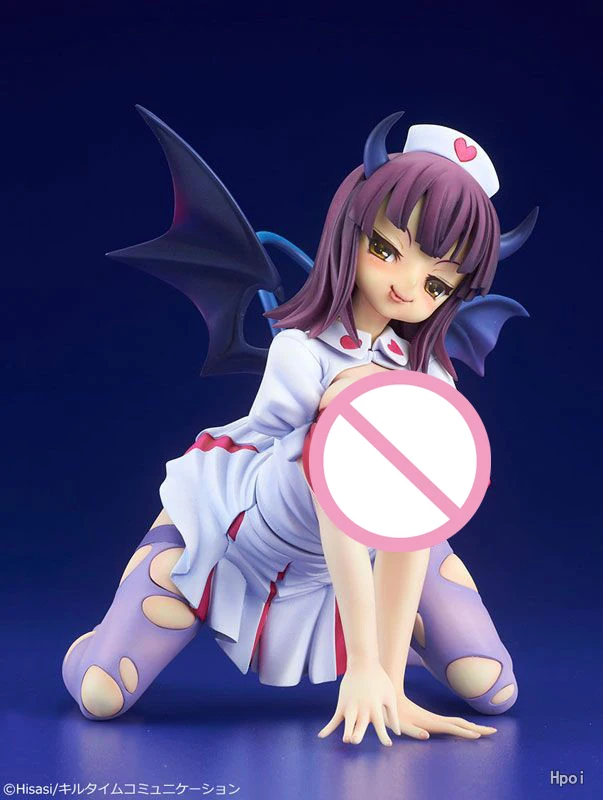 Японский аниме Q шесть KenKetsu Akuma Аканэ Black Devil вер. ПВХ Sexy Girls фигурка игрушка 16см| |