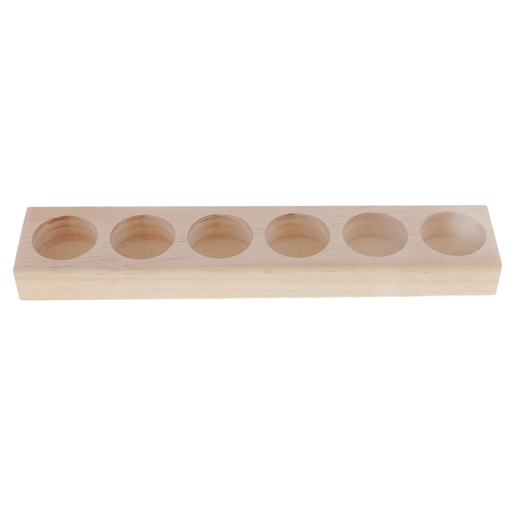 Aromatherapy Essential Oil Case Display Stand Storage Organizer Rack 6-Slots