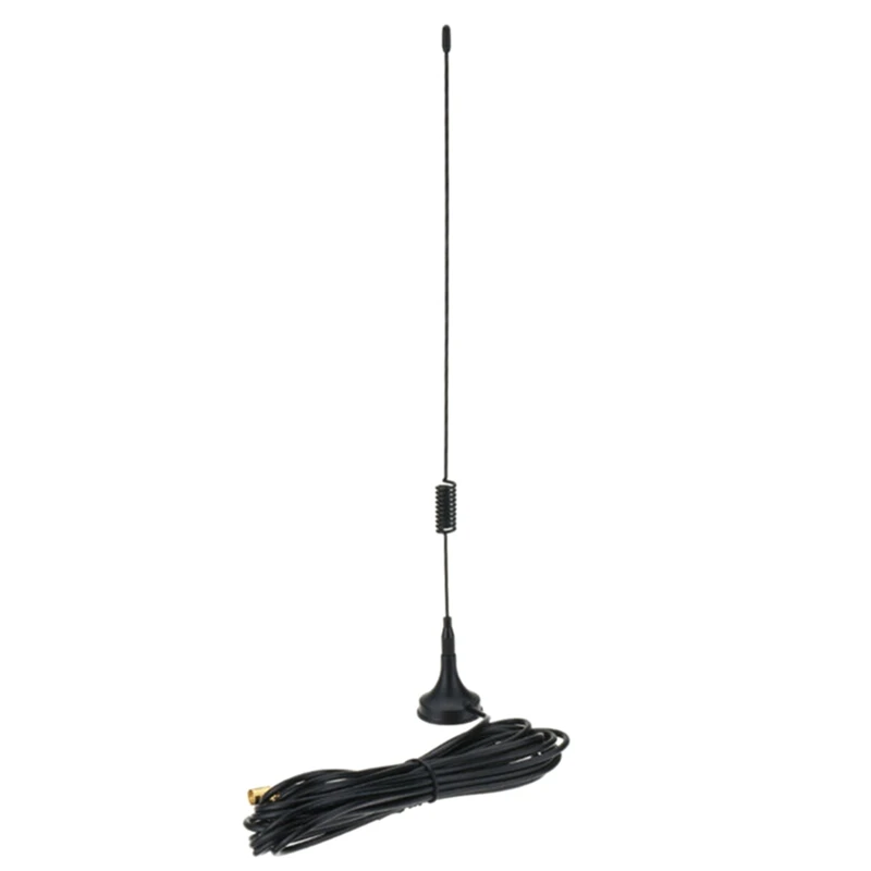 Universial Aerial Antenna For Car SMA Radio Magnetic Base 28cm High Gain 4m Cable Car Accessary Car Aerial Replace