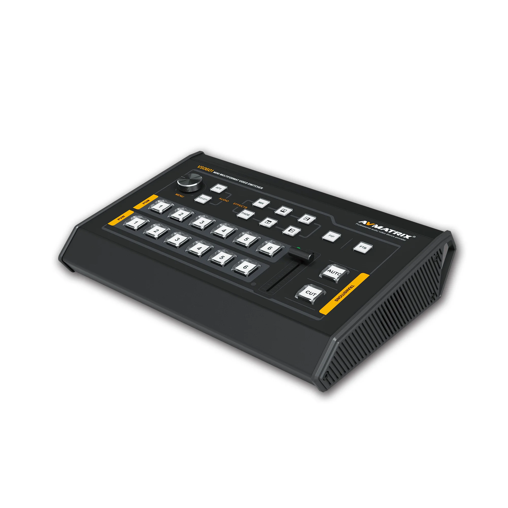 Avmatrix VS0601 Mini 6 канальный многоформатный видеопереключатель SDI/HDMI с T Bar авто резка