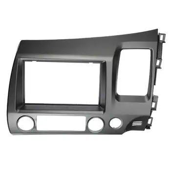 

Car Radio Stereo Double Din Fascia Radio Dvd Stereo Cd Panel Dash Mounting Installation Trim Kit Face Frame Bezel with Wire