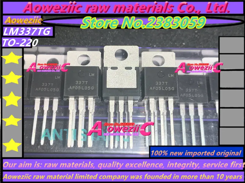 Aoweziic 2019 + 50 шт. 100% новый импортный оригинальный LM337TG LM337TU LM337 LM337T TO 220 Регулируемый