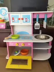 Youlebi деревянная модель детский игровой дом кухня мальчики и девочки плита руки-на сборке игрушка напрямую от производителя продажа