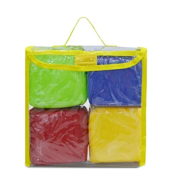

DIY Education Playing Dice, Pocket Squares ,Photo Pocket Foam Stacking Blocks - Set Of 4