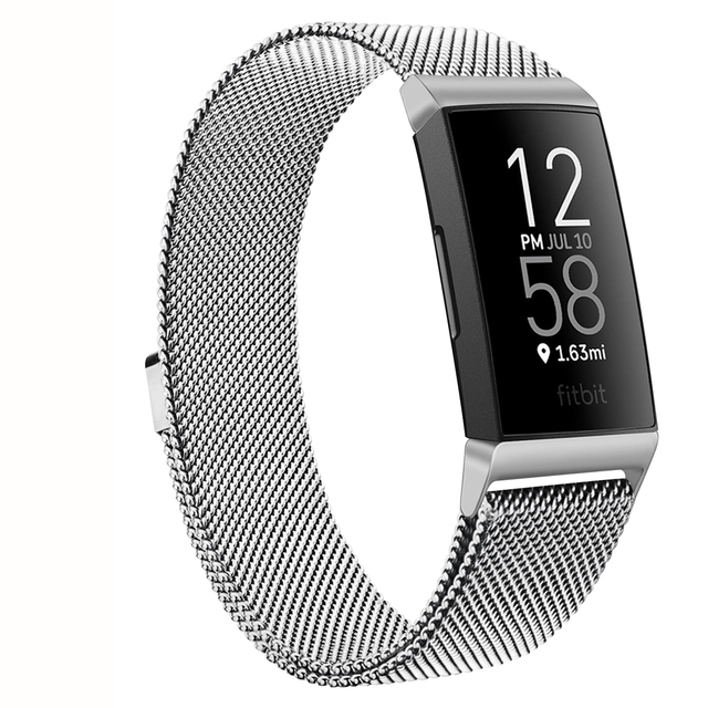Magnetic Milanese Strap For Fitbit Charge 4 3 Band Replacement Wristband Watchband For Fitbit Charge 3 SE Strap Men Female
