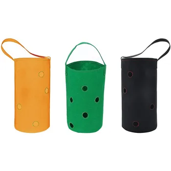 

New 2020 Soft Felt Planting Bags Hanging Strawberry Planting Bag Non Woven Bare Root Plant Container Home Garden Accessories Hot