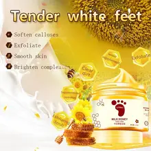 Мед, молоко воск для ног средства ухода за кожей стоп питает и увлажняет кожу, усиливает ее эластичность, увлажняющий питательный крем отбеливающий уход за кожей шелушиться кожи ног забота, отшелушивание анти-сухой