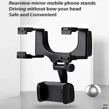 

Car Rearview Mirror Phone Holder Holder Universal Air Vent Mount Mobile Support Smartphone GPS Stand For Seat bracket In Car