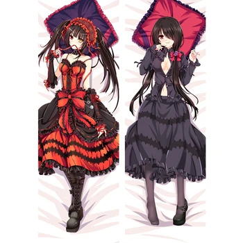 

Anime Dakimakura Date A Live Tokisaki Kurumi Hugging Body Pillow Case DIY Custom Pillow Cover Home Bedding 3 Sizes