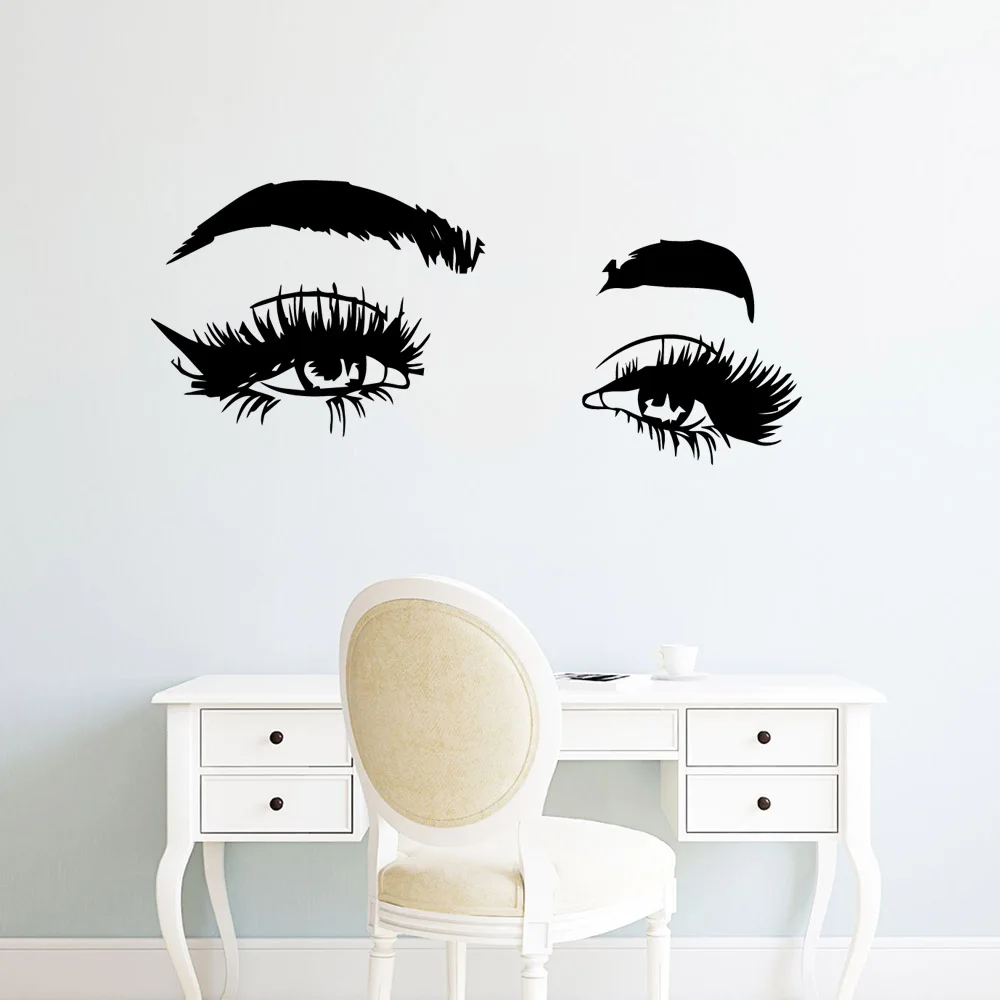 New Design Eyelash Wall Stickers Modern Fashion Wall Sticker For Kids