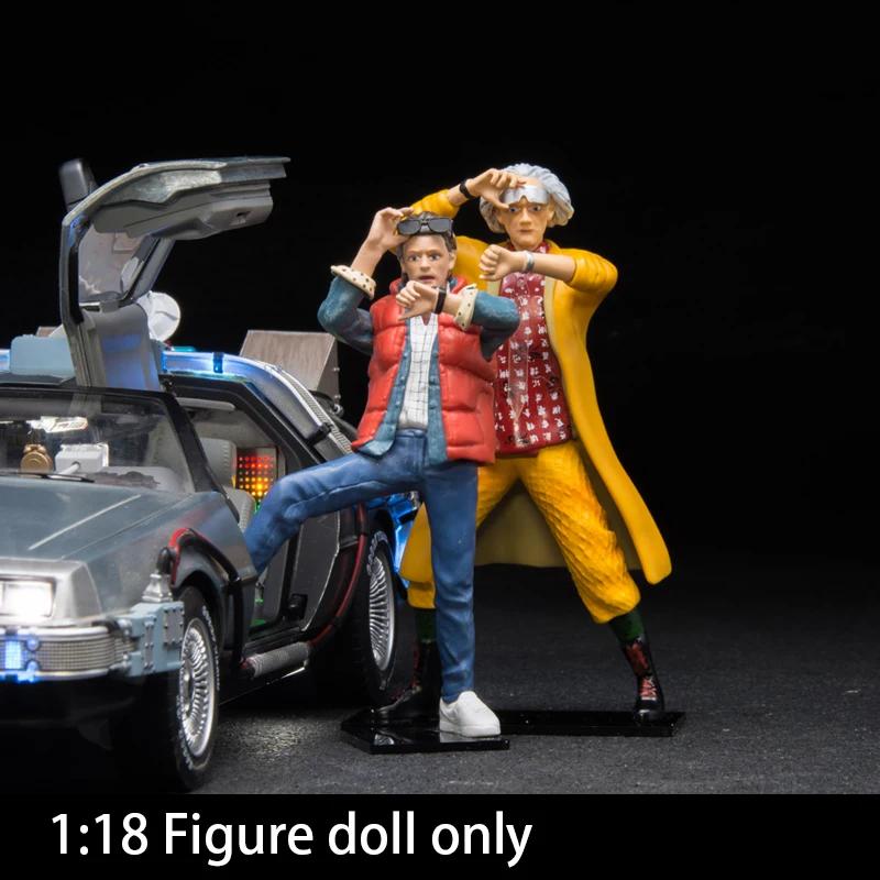 フィギュア人形 1/18 バック・トゥ・ザ・フューチャーブラウンマーティ 