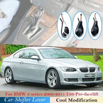 

Silver LED Gear Shift Knob Shifter Lever For BMW 3 series 2006-2011 E90 Pre-facelift Car modification 2010 2009 2008 2007 E 90