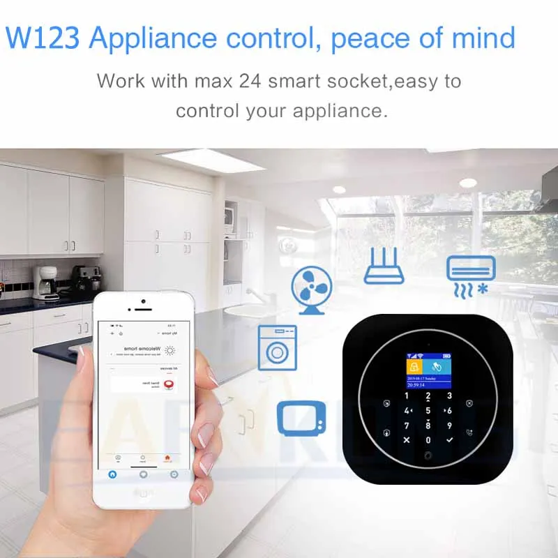 Tuya APP Smart WiFi GSM Home Security GSM Alarm System 433MHz Detektoren Alarm Kompatibel Mit Alexa Google Home IFTTT tuya APP Tuya APP Smart WiFi GSM Home Security GSM Alarm System 433MHz Detektoren Alarm Kompatibel Mit Alexa Google Home IFTTT tuya APP