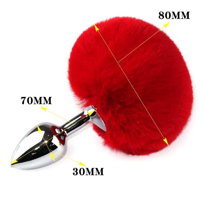 BlackWolf-Small-Size-Metal-Tail-Anal-Plug-Stainless-Steel-Bunny-Tail-Butt-Plug-Anal-Sex-Toys