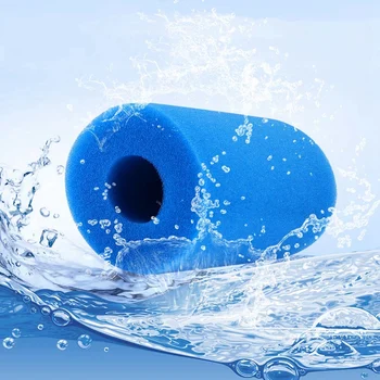 

LBER 5Pcs Foam Filter Sponge for Intex Type a Reusable Washable Swimming Pool Aquarium Filter Accessories