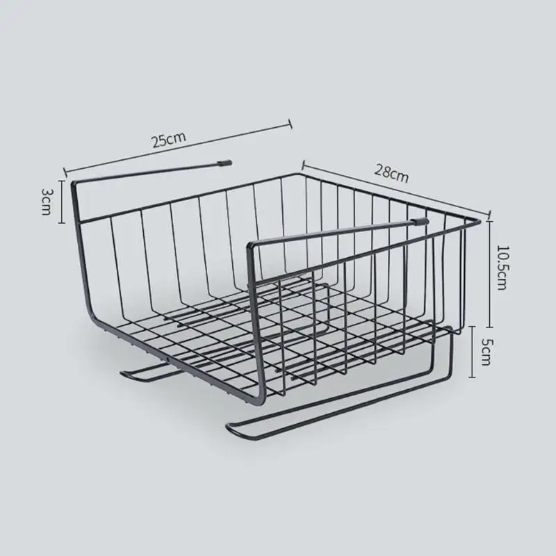 Подвесная полка для шкафа настенная корзина из сетчатой ткани стойка органайзер