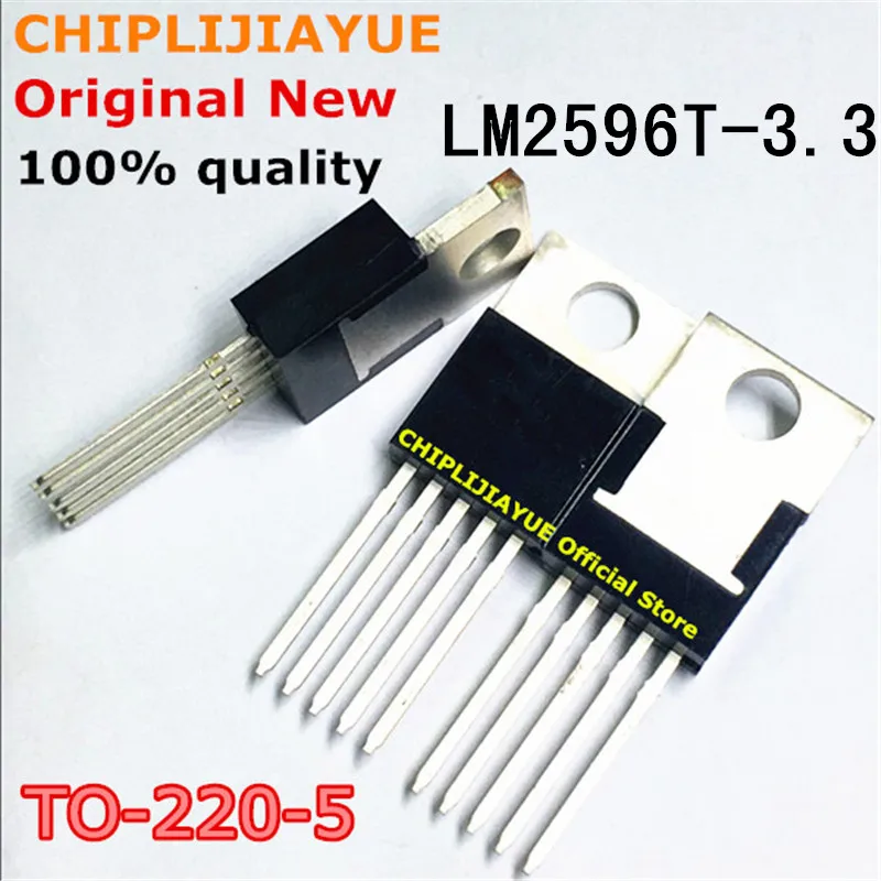 10 шт. LM2596T-3.3 TO220-5 LM2596T 3 LM2596 TO-220-5 Новый и оригинальный IC Чипсет | Электронные