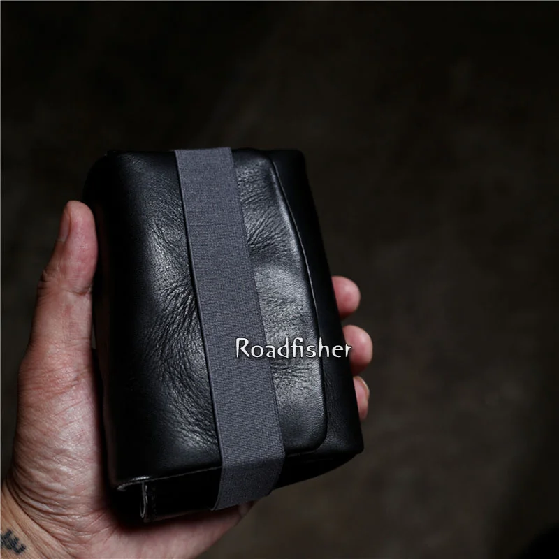 Roadfisher Натуральная кожа ручной работы сумка для камеры Карманный защитный чехол для Ricoh GR/GRii/GRiii sony Black Card CONTAX T2/T3