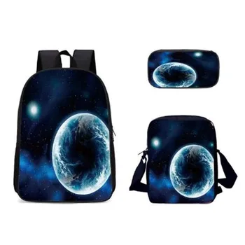 

Beautiful space printing large capacity travel bag kids beautiful rucksack new boy girl teen school computer bag men ladies
