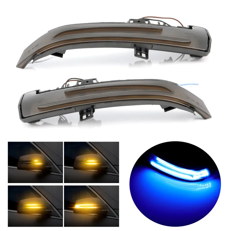 

2pcs Dynamic Turn Signal LED Light Side Rear Mirror Indicator For Mercedes Benz A B C E S CLA GLA CLS W176 W246 W204 W212 C117