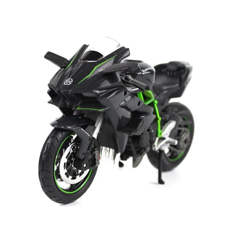 1:12 NINJA H2R Z900RS модель мотоцикла сплав Forcecontrol гоночный автомобиль игрушки хобби коллекционный подарок игрушка детская модель моделирования дети - Цвет: Армейский зеленый