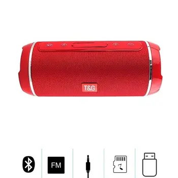 

Bluetooth Speaker Outdoor Portable Waterproof Stereo Slim Column Support TF USB AUX For Laptop