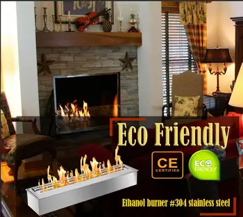 

hot sale 36 inch indoor ethanol fireplace