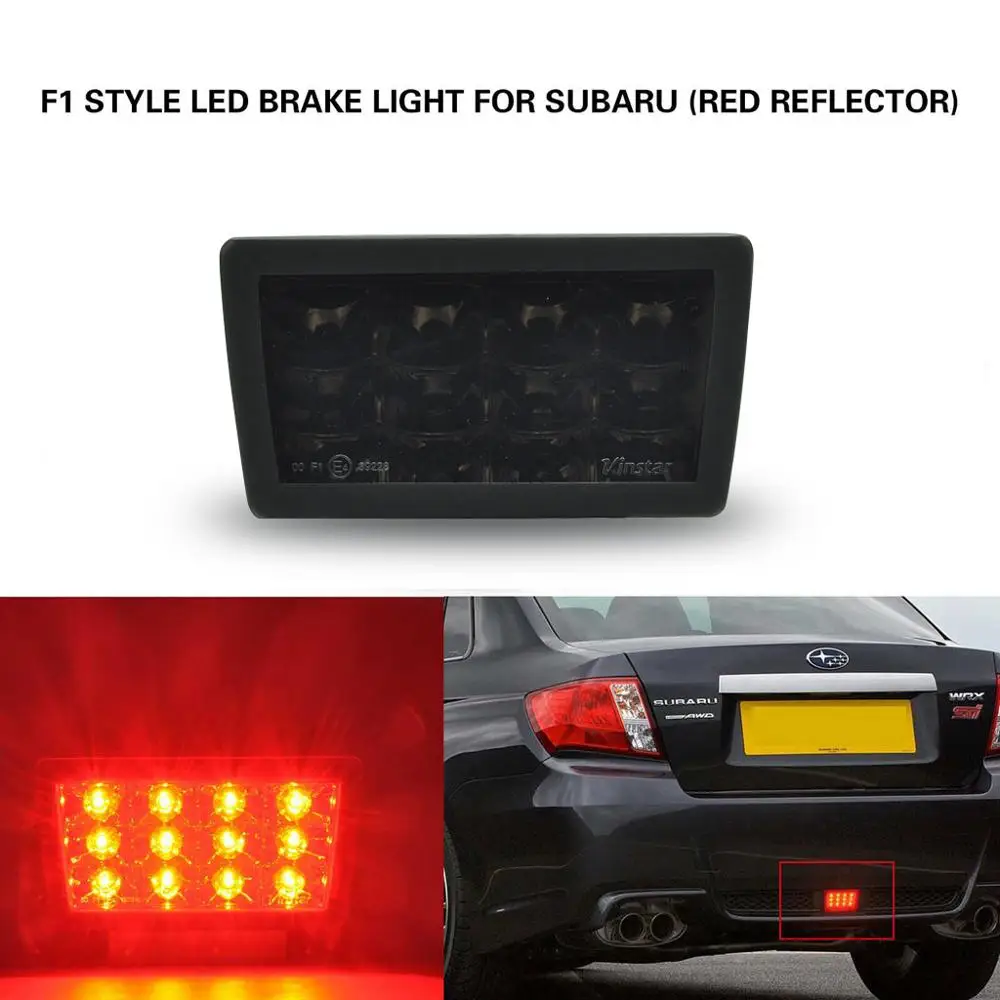 

Smoked Lens LED Rear Fog Brake Light Tail Lamp For Subaru WRX STI Impreza XV 2011-2018