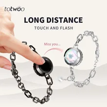 

TOTWOO-NATURE STONE SMART BRACELETS SET - FLASH LONG DISTANCE TOUCH LAMP RELATIONSHIP GIFTS