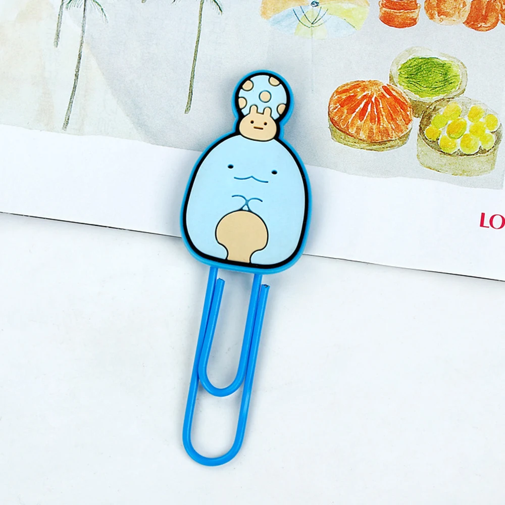 3 шт. Sumikko Gurashi милые Мультяшные силиконовые бумажные иглы ...