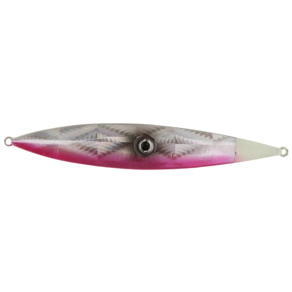 250g 19.5cm Metal Fishing Lure Vertical Jigging Bait Hard Heavy Weight Bait Crankbait for Casting
